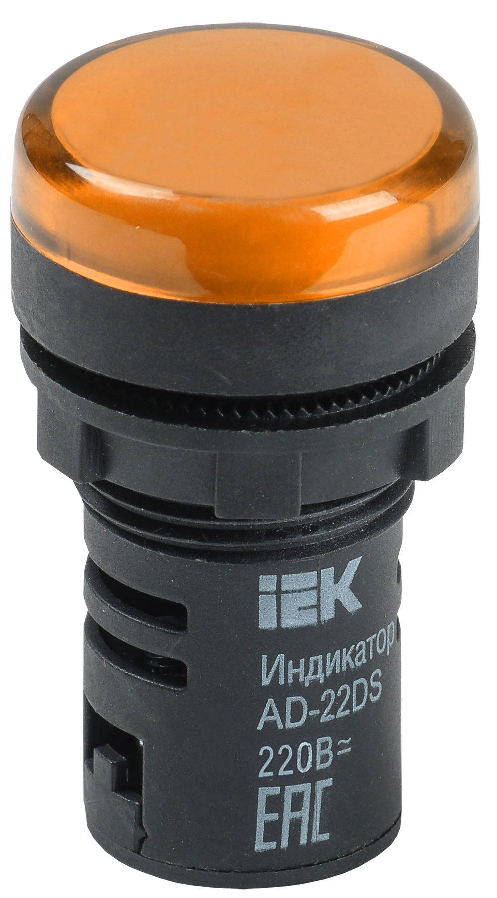 Сигнальная лампа IEK AD-22DS 230В желтая