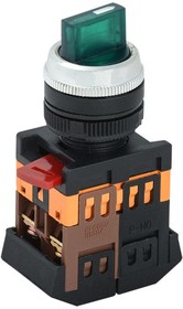Переключатель ANCLR-22-3 IEK BSW10-ANCLR-3-K06 на 3 фикс. полож. зел. 1з+1р