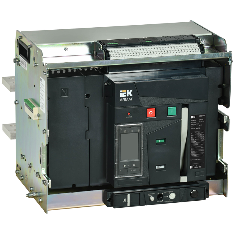 Выключатель автоматический воздушный 4п E 85кА 2000А TT выдвиж. ARMAT IEK AR-ACB-4VE-085-2000A-TTCF купить с доставкой по РФ
