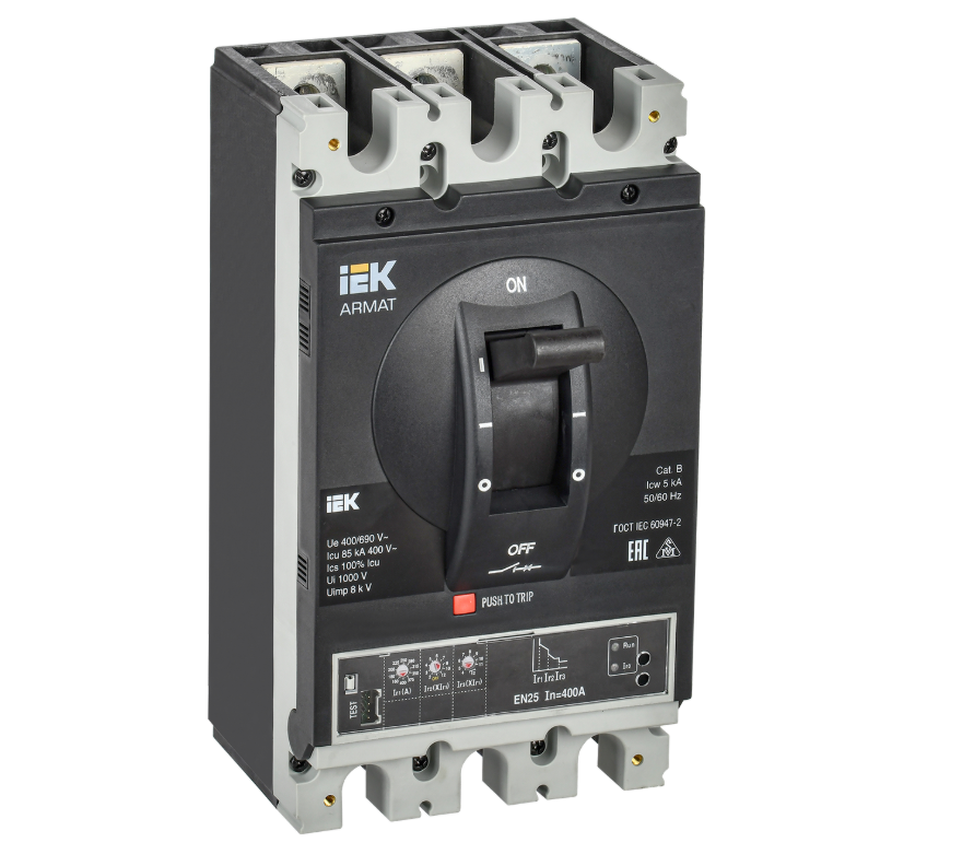 Автоматический выключатель IEK ARMAT 3P H 50кА 400А