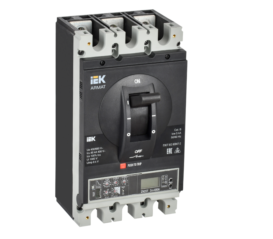 Автоматический выключатель IEK ARMAT 3P I 85кА 630А