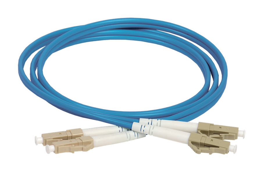 Патч-корд IEK оптический 50/125 (OM4) LC/UPC-LC/UPC (Duplex) 20м
