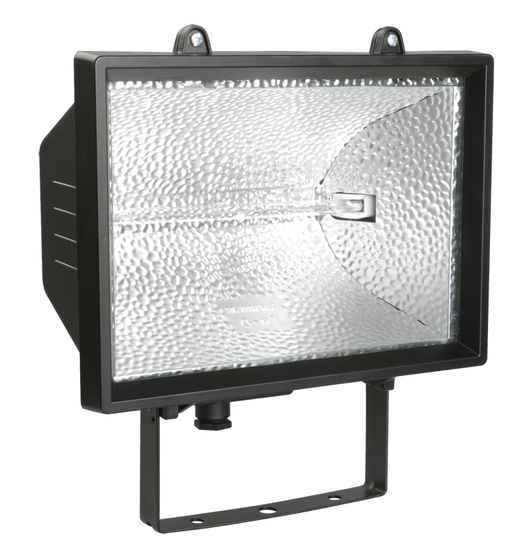 Прожектор IEK FL(ИО) 1500 с лампой черный IP54 LPI01-1-1500-K02