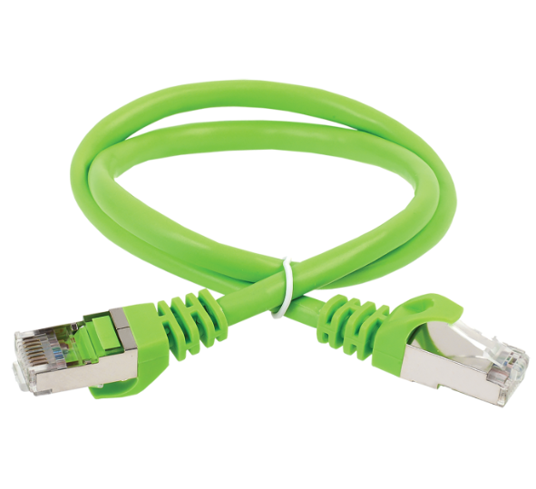 Патч-корд IEK категории 6 FTP PVC 2м зеленый
