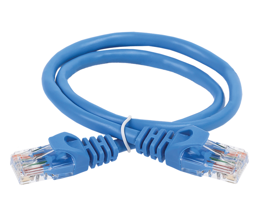 Патч-корд IEK категории 6 UTP LSZH 3м синий