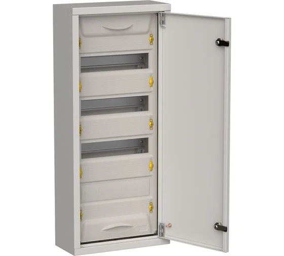 Щитовое оборудование IEK TITAN 5 Корпус мет. ЩРн-48 (1х48) 710х310х140 IP31 сер