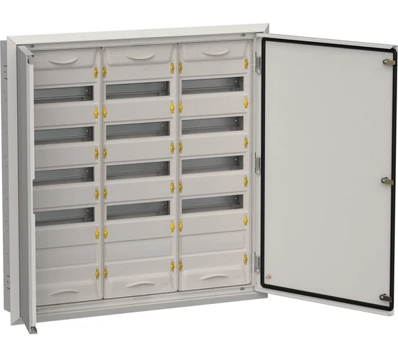 Щитовое оборудование IEK TITAN 5 Корпус мет. ЩРн-180 (3х60) 835х830х140 IP31 сер