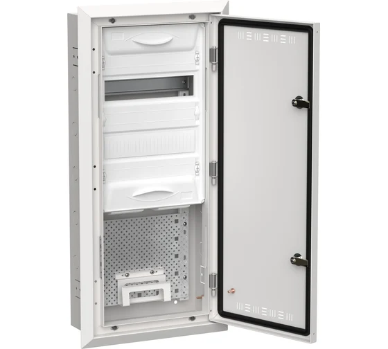 Щитовое оборудование IEK TITAN 5 Корпус комбинированный ЩРв-24 (1х48) белый
