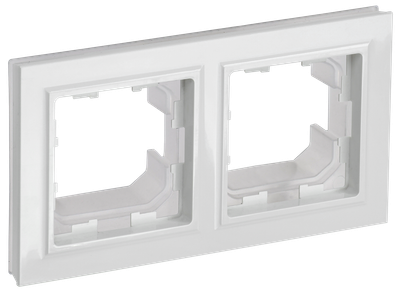Рамка IEK BRITE 2-местная IP44 РУ-2-БрБ-44 белый
