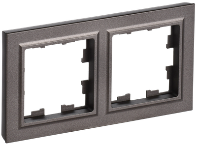 Рамка IEK BRITE 2 поста IP44 РУ-2-БрТБ-44 темная бронза