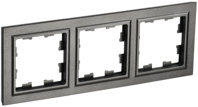 Рамка IEK BRITE 3 поста РУ-3-БрТБ темная бронза