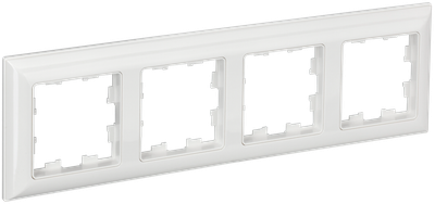 Рамка IEK BRITE 4-м BRITE РУ-4-Бр белый