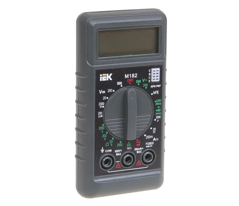 Мультиметр цифровой IEK Compact M182 TMD-1S-18