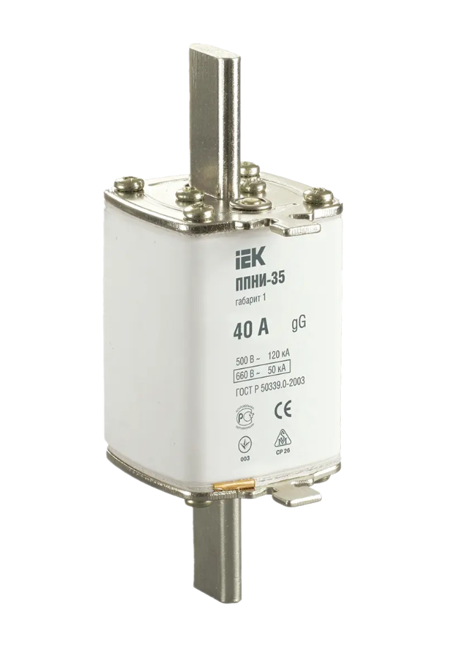 IEK DPP30-040 Вставка плавкая ППНИ-35 40А габарит 1