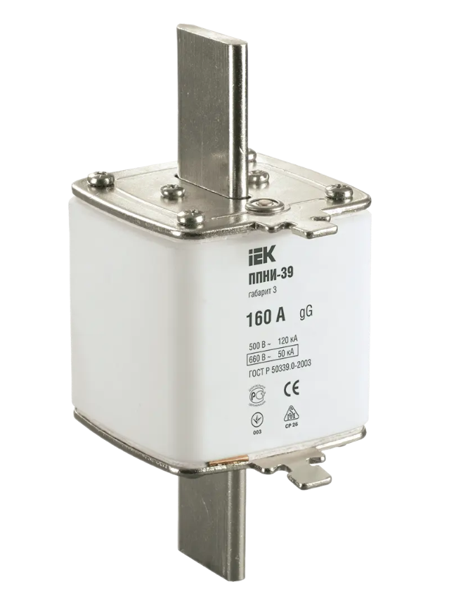 IEK DPP50-160 Вставка плавкая ППНИ-39 160А габарит 3