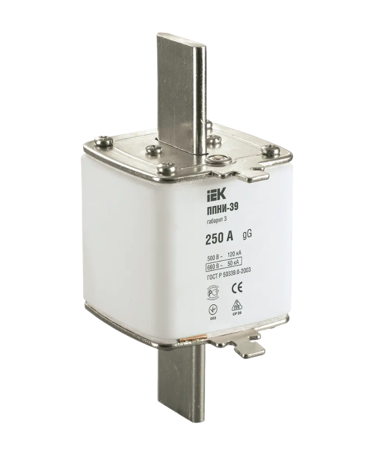 IEK DPP50-250 Вставка плавкая ППНИ-39 250А габарит 3
