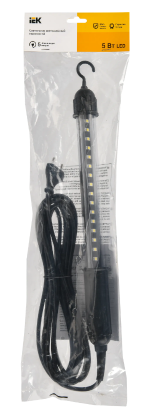 IEK LDRO2-2060-60-5M-K02 Светильник светодиодный переносной ДРО 2060 60LED шнур 5м заказать со складов по всей России