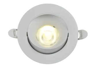 Светильник светодиодный поворотный IEK LIGHTING PRO ДВО 1812 7Вт 4000К IP20 круг белый