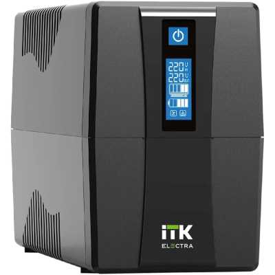 Источник бесперебойного питания IEK Line-interactive 800ВА/480Вт , фаза 1/1, LCD дисплей, с АКБ 1х9AH, USB, Schuko