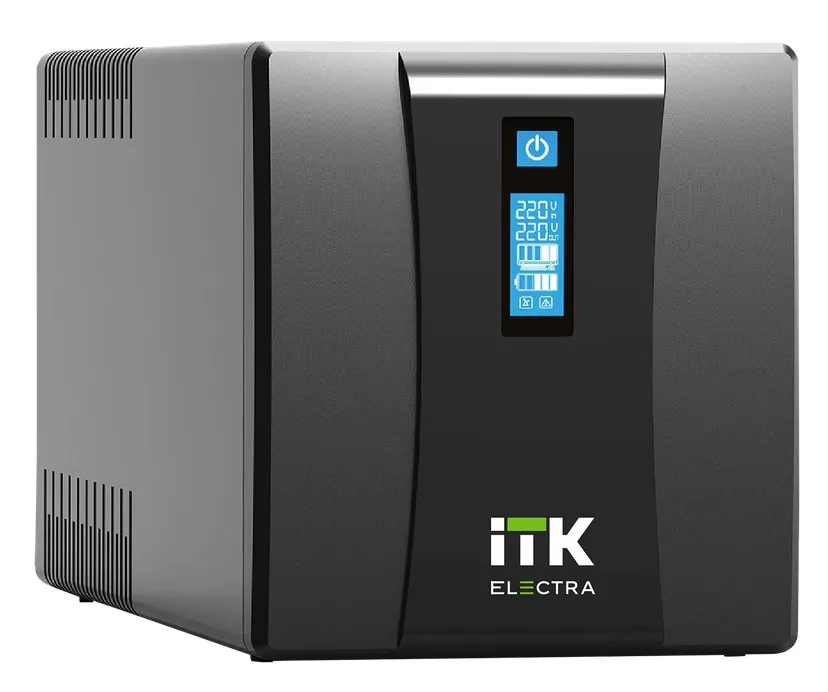 Источник бесперебойного питания IEK Line-interactive 2кВА/1,2кВт, фаза 1/1, LCD дисплей, с АКБ 2х9AH, USB, Schuko заказать со складов по всей России