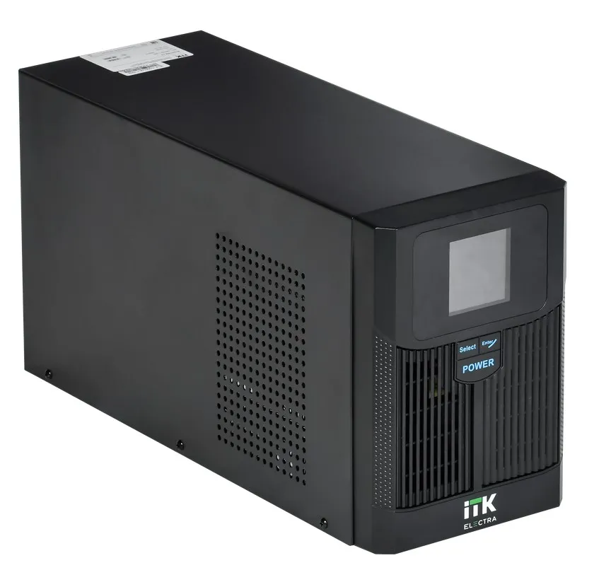 Источник бесперебойного питания IEK Line-interactive 1кВА/0,8кВт, фаза 1/1, LCD дисплей, без АКБ, USB