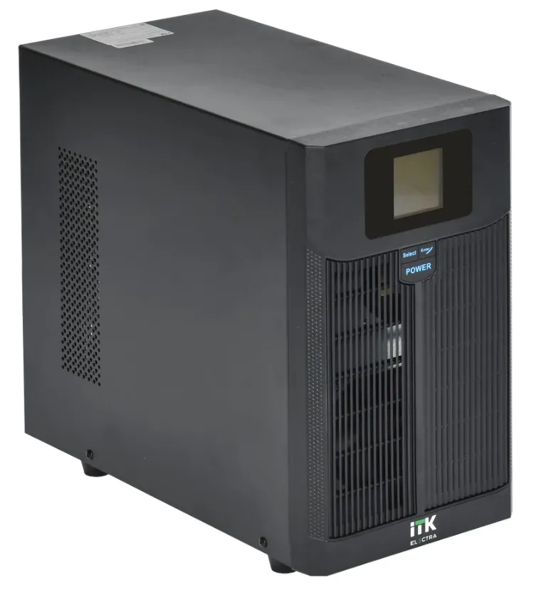 Источник бесперебойного питания Line-interactive 2кВА/1,6кВт, фаза 1/1, LCD дисплей, 48VDC без АКБ, USB