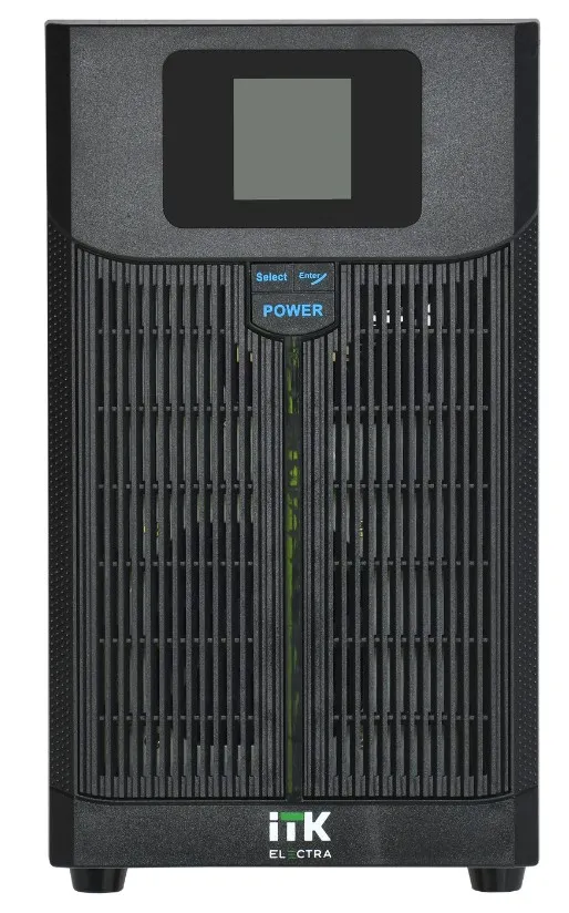 Источник бесперебойного питания IEK Line-interactive 3кВА/2,4кВт, фаза 1/1, LCD дисплей, с АКБ 4х9 AH, USB, Schuko