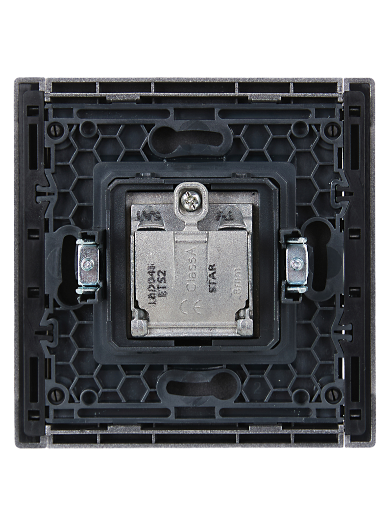 Розетка двойная TV+SAT FORTE&PIANO FP538 сталь FP-AF20-O-K46 IEK купить по цене 3705 руб.