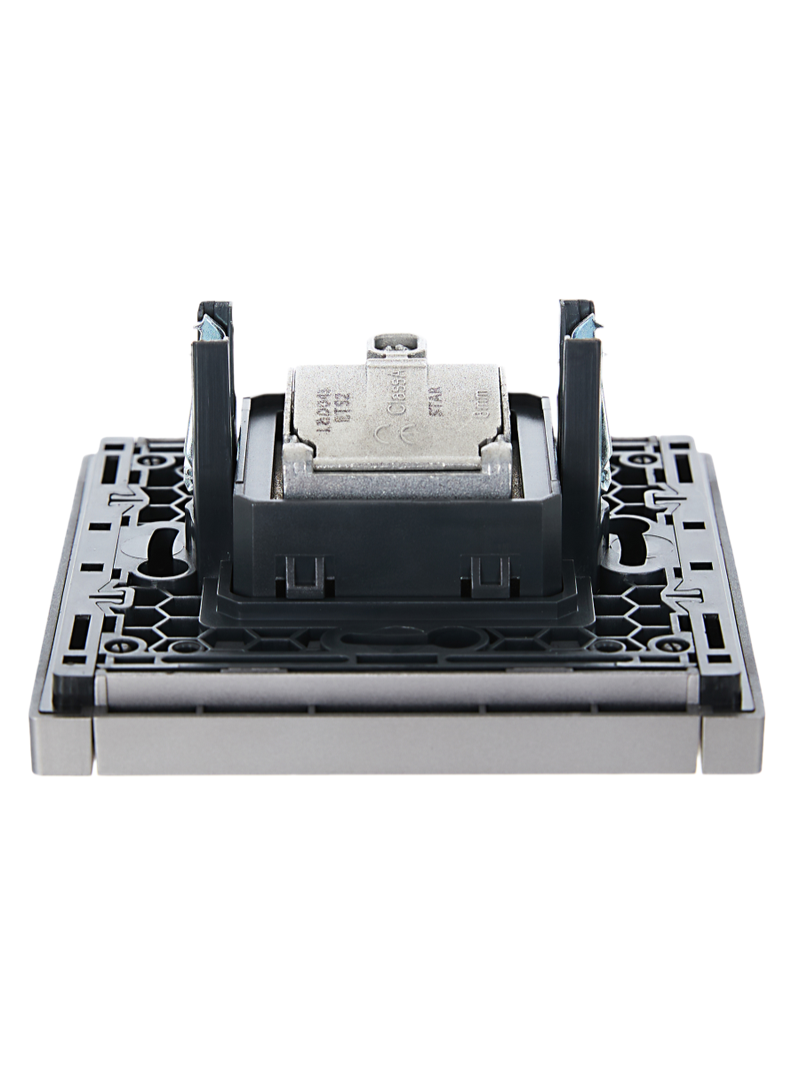 Розетка двойная TV+SAT FORTE&PIANO FP538 сталь FP-AF20-O-K46 IEK купить с ближайшего склада