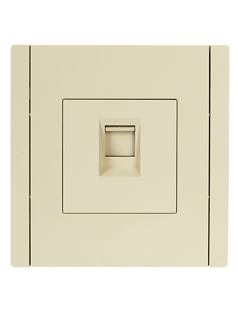 Розетка компьютерная RJ45 кат.6 FORTE&PIANO FP431 ваниль FP-K10-2-K10 IEK