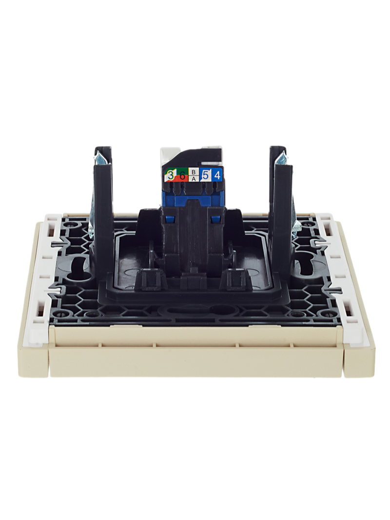 Розетка компьютерная RJ45 кат.6 FORTE&PIANO FP431 ваниль FP-K10-2-K10 IEK купить с ближайшего склада