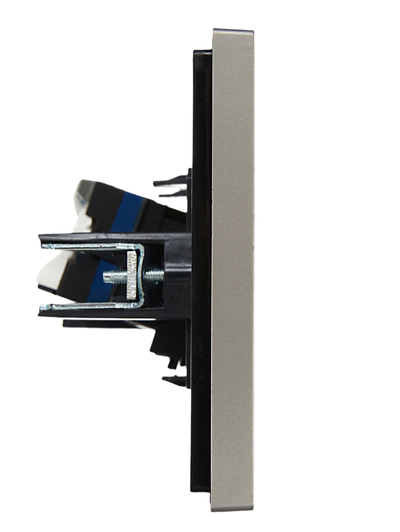 Розетка компьютерная RJ45 кат.6 FORTE&PIANO FP531 сталь FP-K10-2-K46 IEK оформить заказ с доставкой с ближайшего склада