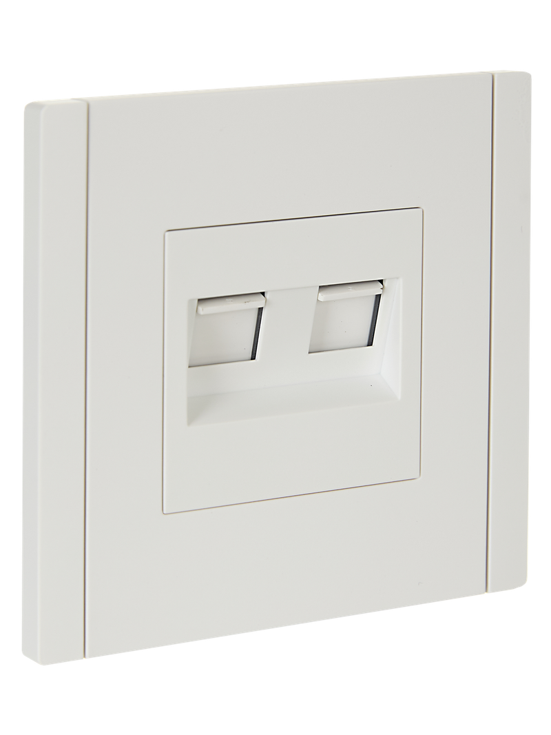 Розетка компьютерная двойная IEK FORTE&PIANO RJ45 кат.6 FP234 белый