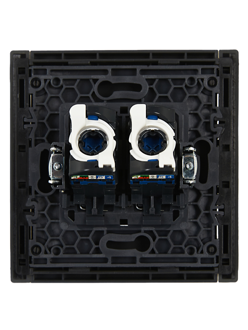 Розетка компьютерная двойная RJ45 кат.6 FORTE&PIANO FP334 серый FP-K20-2-K03 IEK купить по цене 4271 руб.