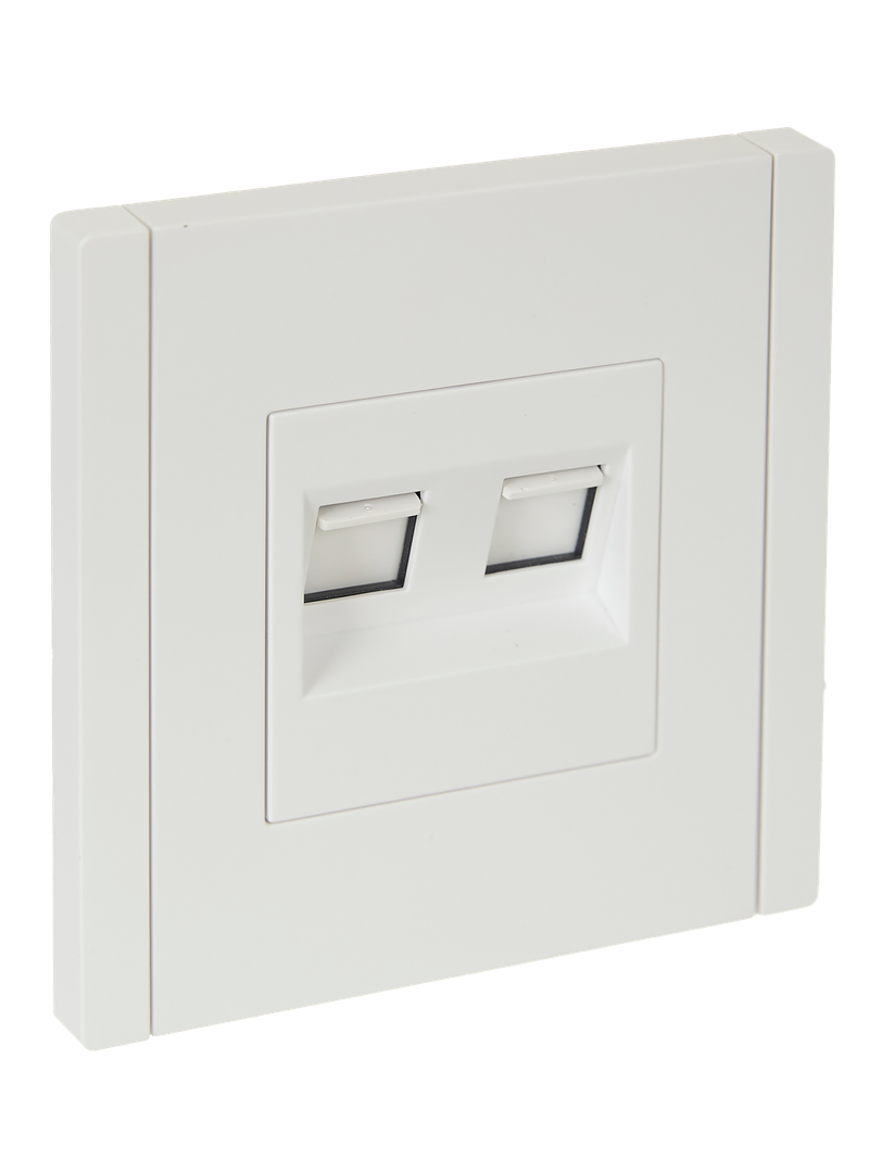 Розетка двойная IEK FORTE&PIANO RJ11+RJ45 кат.5E FP235 белый