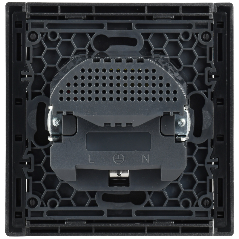 Розетка USB A+C 1-местная 16А FORTE&PIANO с заземлением с защитными шторками винтовое крепление 18Вт FP547 сталь FP-R14-16-U22-018-K46 IEK купить с ближайшего склада