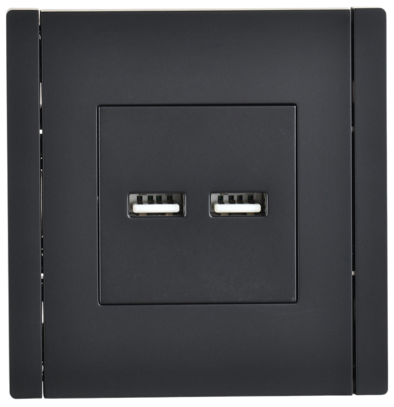 FORTE&PIANO Розетка USB A+A 3,1А FP149 черный IEK купить с доставкой по РФ