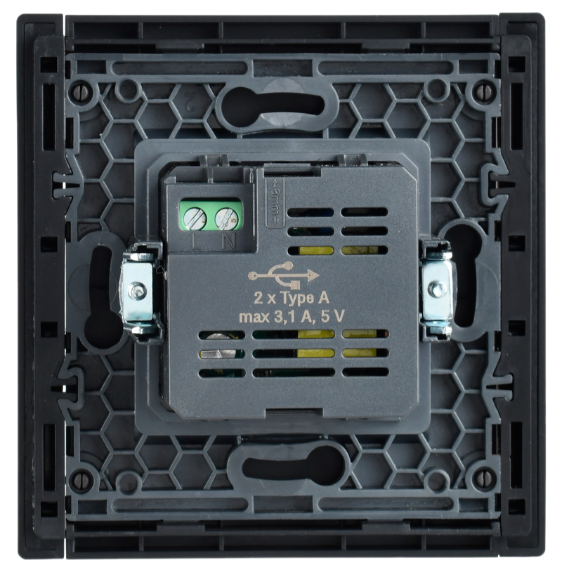 FORTE&PIANO Розетка USB A+A 3,1А FP349 серый IEK купить по цене 5733 руб.