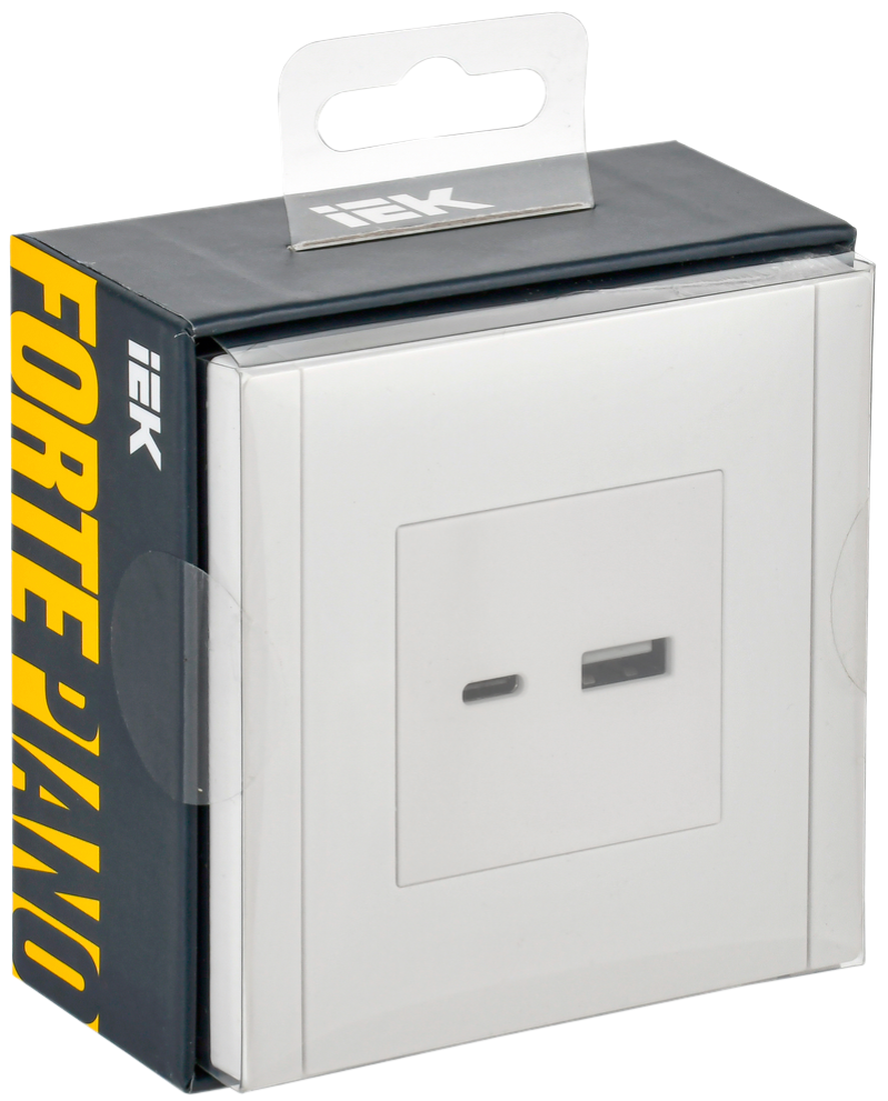 FORTE&PIANO Розетка USB A+C 18Вт FP251 белый IEK заказать со складов по всей России