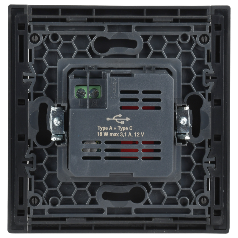Розетка USB A+C FORTE&PIANO 18Вт FP351 серый FP-U22-018-K03 IEK купить по цене 6946 руб.