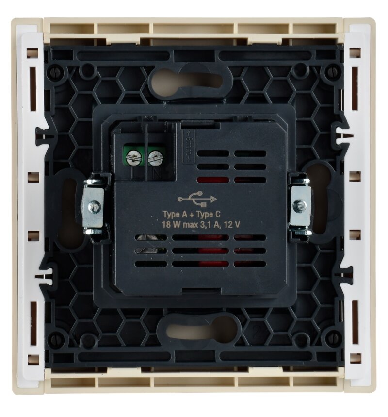 FORTE&PIANO Розетка USB A+C 18Вт FP451 ваниль IEK купить по цене 5800 руб.