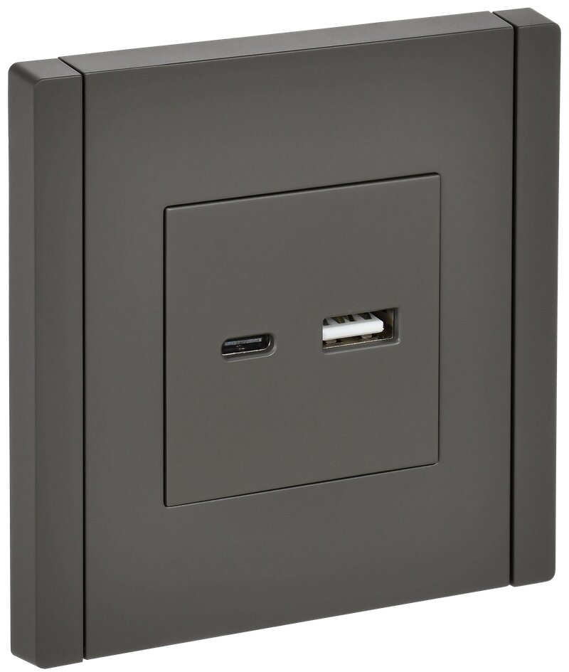 FORTE&PIANO Розетка USB A+C 3,1А FP350 серый IEK заказать со складов по всей России
