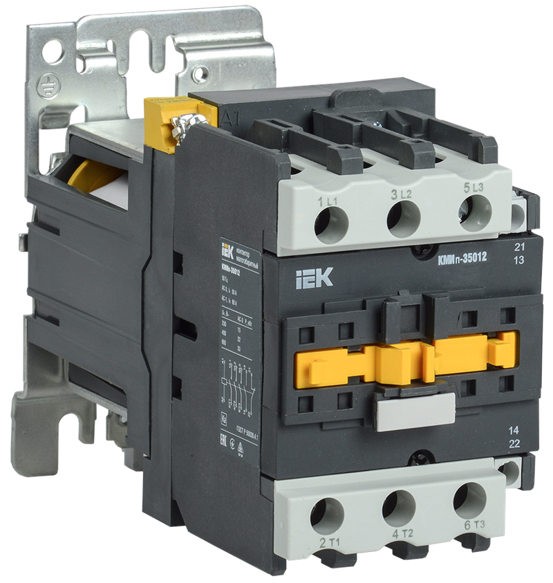 Контактор IEK КМИп-34012 40А 110В/АС3 1NO 1NC