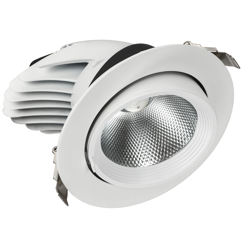 LIGHTING PRO Светильник светодиодный коленчатый IEK ДВО 1822 35Вт 4000К IP20 круг белый