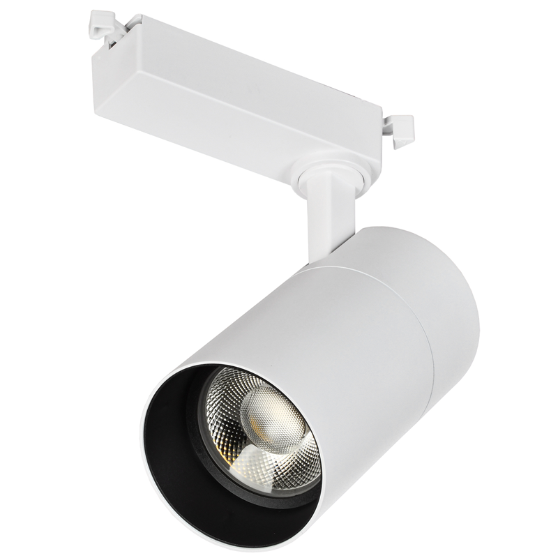 Светильник светодиодный трековый IEK LIGHTING ДТО 1303 30Вт 4000К однофазный 24град белый купить с доставкой по РФ