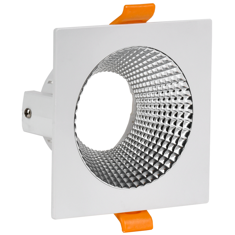Светильник IEK 4110 LIGHTING встраиваемый поворотный под лампу GU10 белый/хром пластик