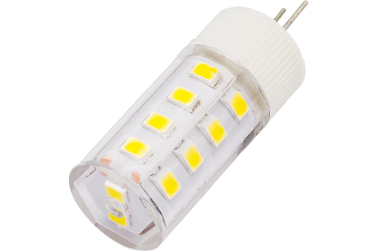 Светодиодная лампа IEK corn капсула 3,5вт 230в 4000к керамика g4 LLE-CORN-4-230-40-G4 купить с доставкой по РФ