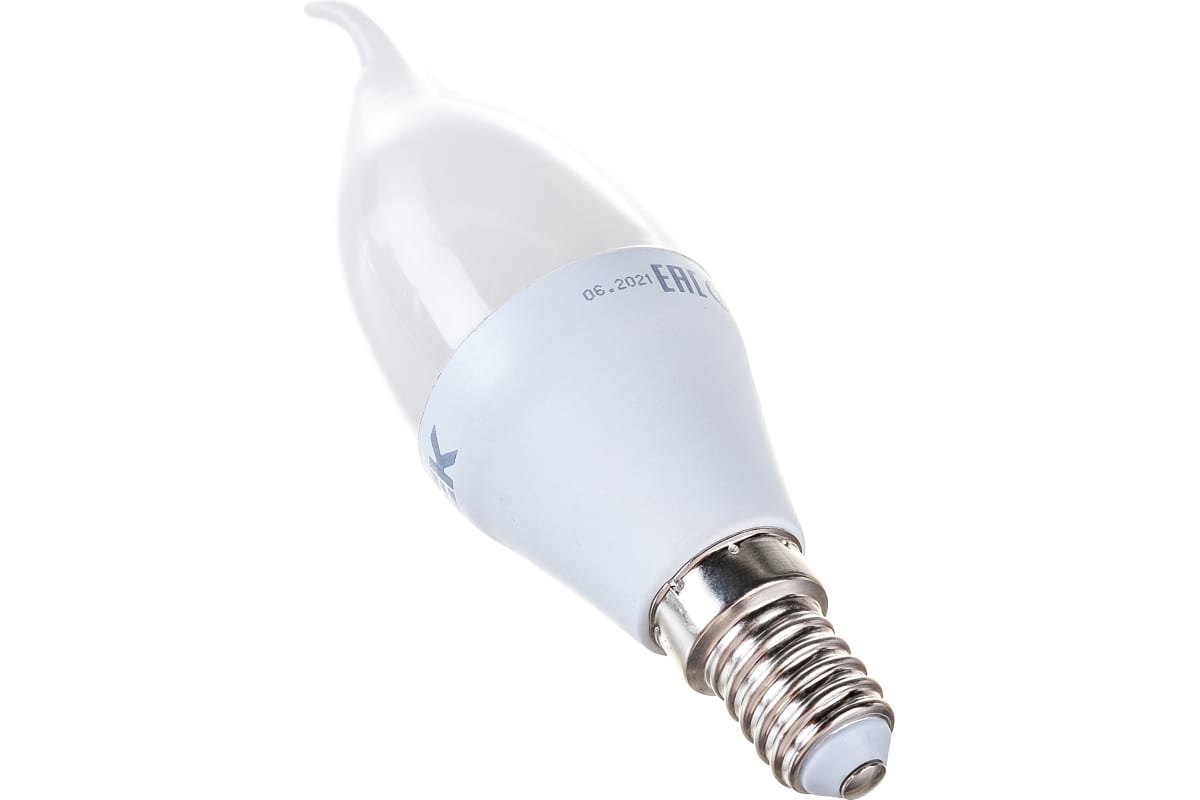 Лампа IEK LED CB35, свеча на ветру, 7вт, 230В, 3000К, E14 LLE-CB35-7-230-30-E14