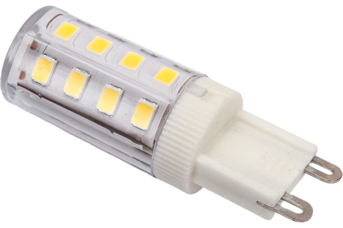 Лампа светодиодная IEK CORN 3.5Вт капсула 4000К G9 230В керамика LLE-CORN-4-230-40-G9