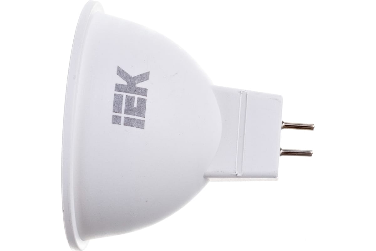 Лампа светодиодная IEK 7Вт MR16 софит 4000К нейтр. бел. GU5.3 230В (уп.3шт) LLE-MR16-07-230-40-GU5-3